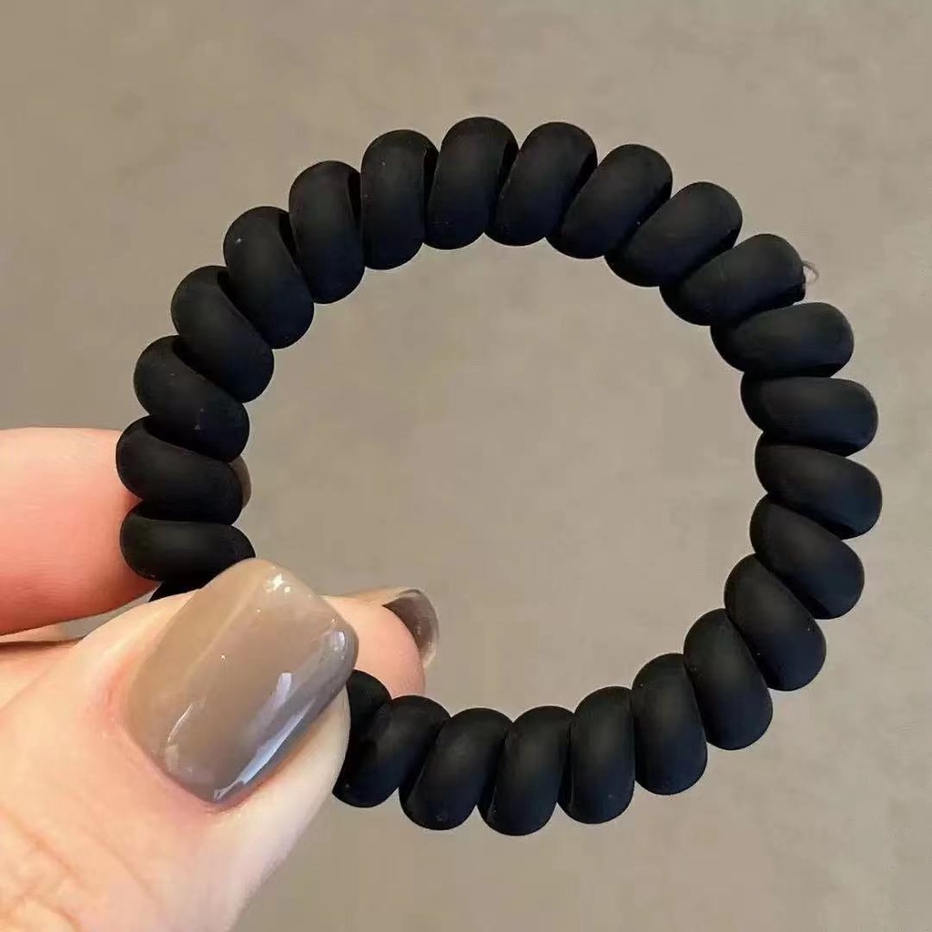 Dây cột tóc lò so phong cách Hàn Quốc
