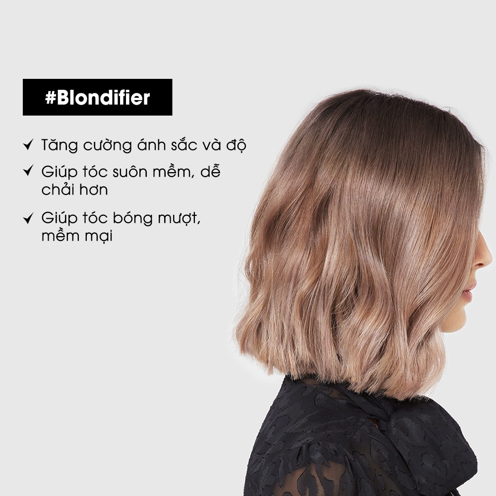 [Mã FMCGMALL giảm 8% đơn từ 250K] Dầu xả chăm sóc chuyên biệt cho tóc tẩy Serie Expert Blondifier Gloss 200ml