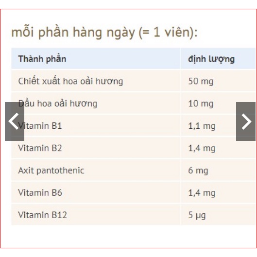 Viên uống hoa oải hương Lavendel Extrakt hộp 30 viên của Đức