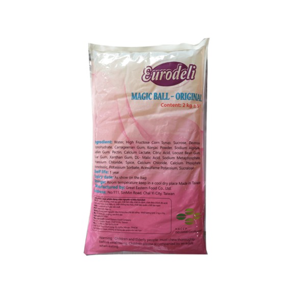 Thạch 3Q ngọc trai Eurodeli 2kg