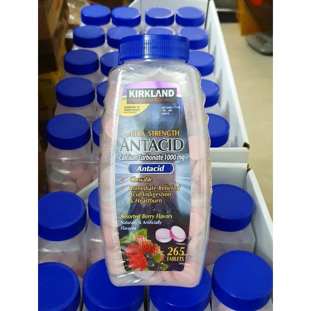 KẸO NGẬM TUMS 1000MG MỸ 100V 250V 265V, KẸO NHAI TIÊU HÓA,  DẠ DÀY MỸ