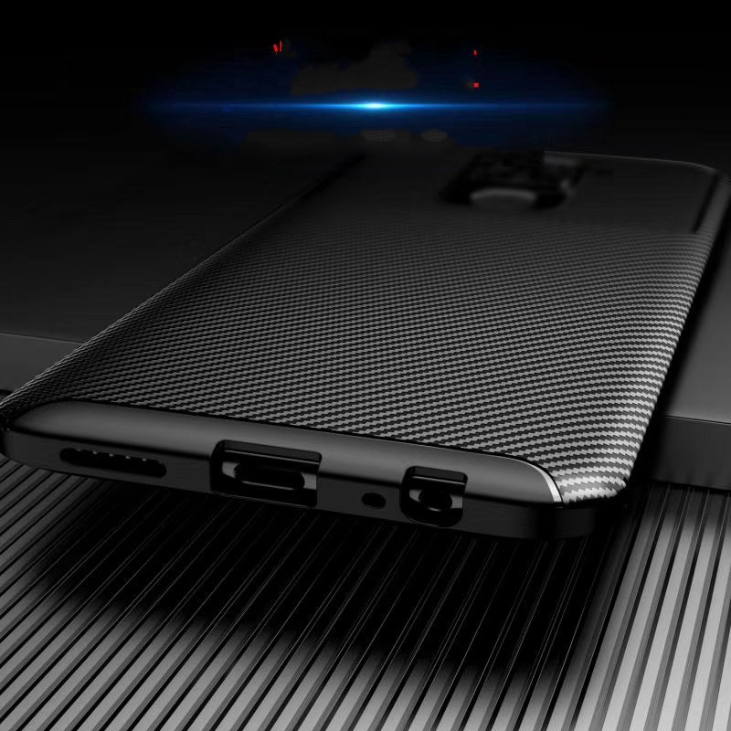 Ốp điện thoại sợi carbon chống sốc cho Xiaomi Redmi 10X 4G