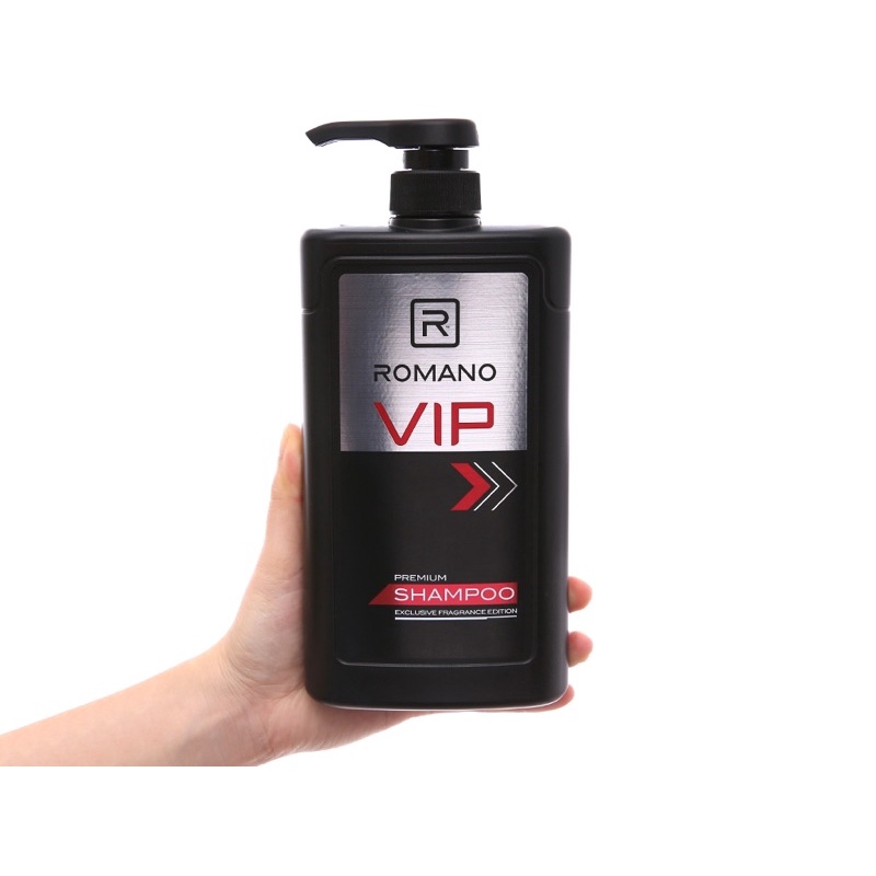Dầu Gội Romano Vip 650g Hương Nước Hoa - Hàng Chính Hãng Công Ty