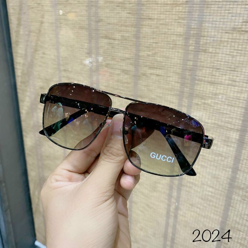 Kính gucci form vuông tròng PC.
