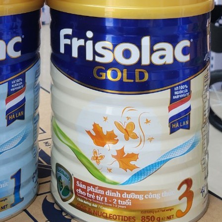 [LẺ GIÁ SỈ] Sữa Bột Frisolac Gold 3 Hộp 850g Date 02/2023