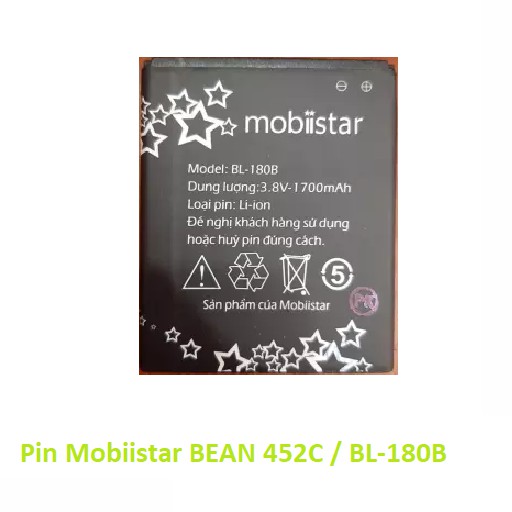 Pin Mobiistar BEAN 452C / BL-180B
