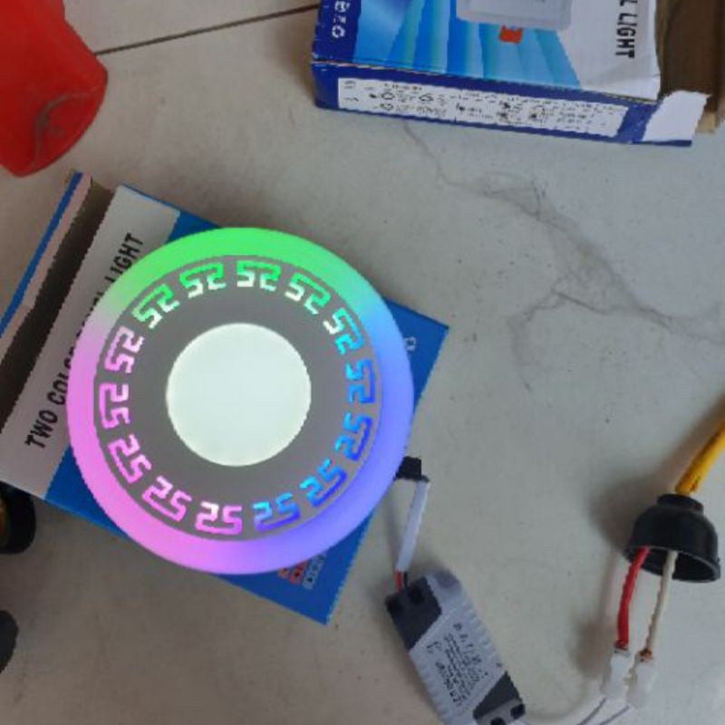 (RẺ VÔ ĐỊCH) ĐÈN LED ÂM TRẦN HOA VĂN SẮC NÉT 3 CHẾ ĐỘ SÁNG