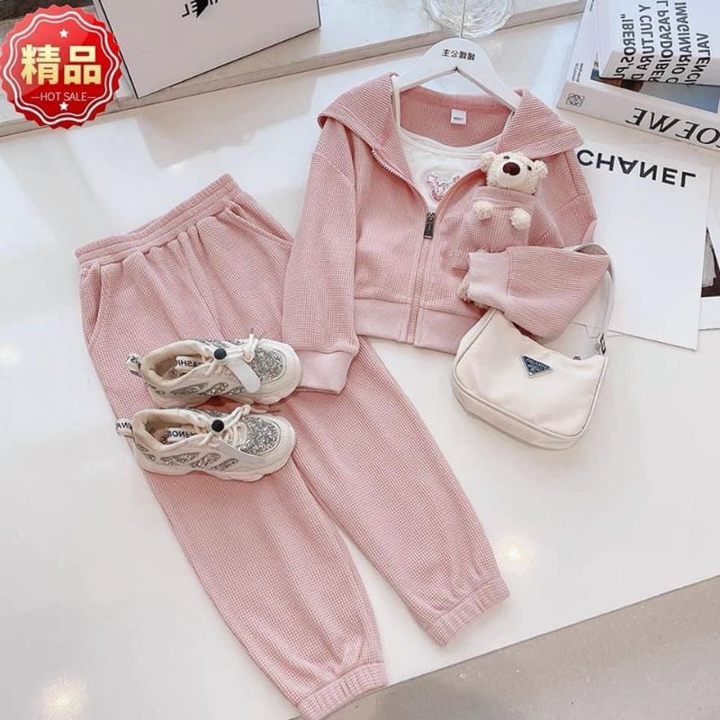 SET HỒNG GẤU BÉ GÁI