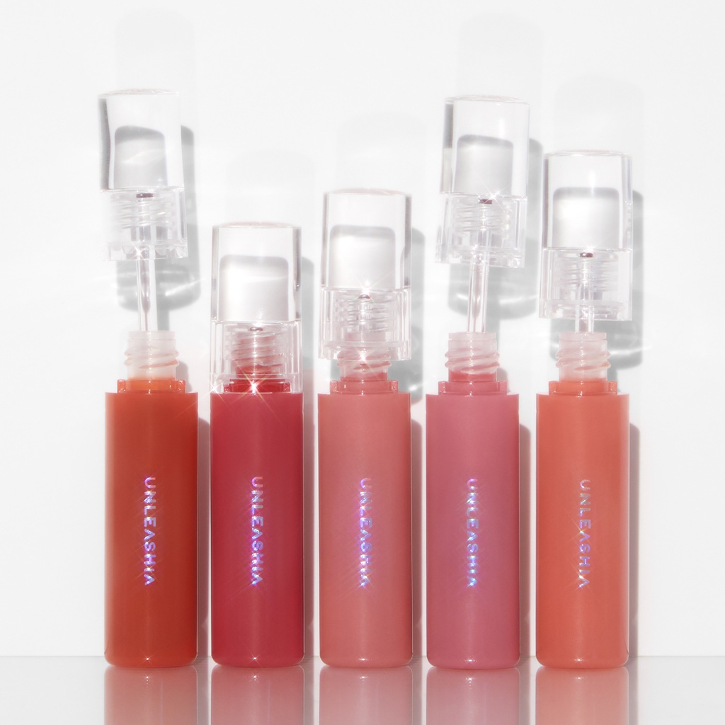 Son Tint nhũ UNLEASHIA cho đôi môi mềm mịn, căng bóng, lấp lánh 7.6g