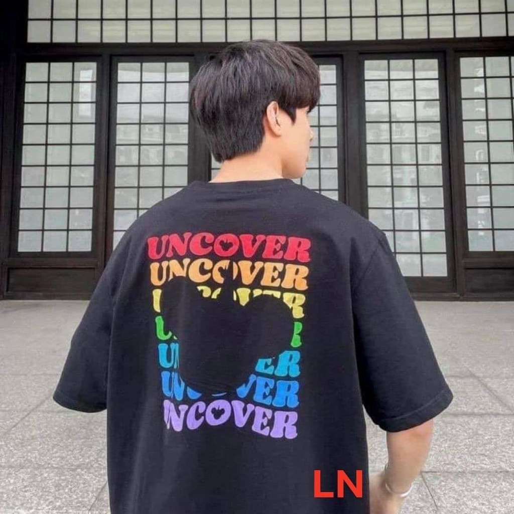 Áo thun phông rộng uncover Áo nam nữ chất cotton dày dặn trể trung năng động cá tính