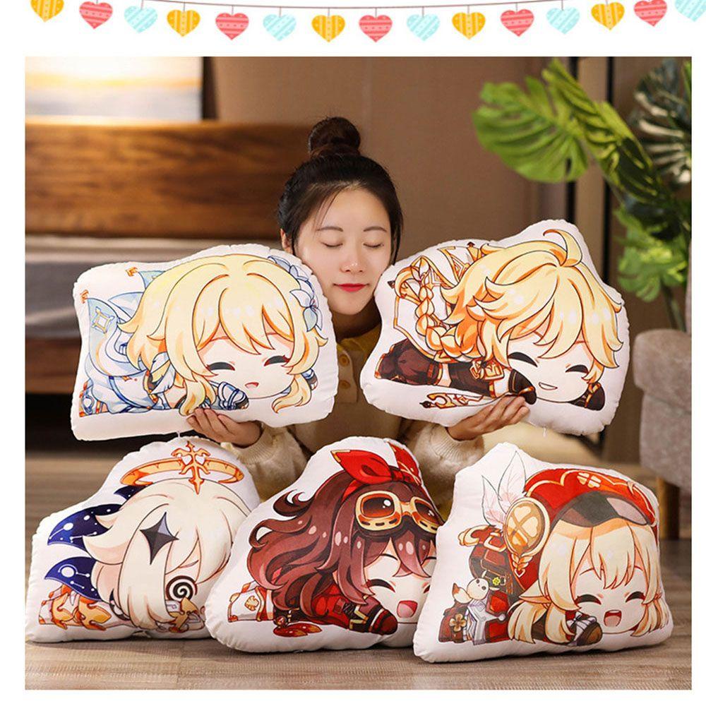 SUSANS Búp Bê Nhồi Bông 45x35cm Hình Paimon Keli Zhongli Xiao