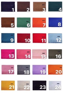 Combo 10 khăn cáhmere(sỉ 35k)