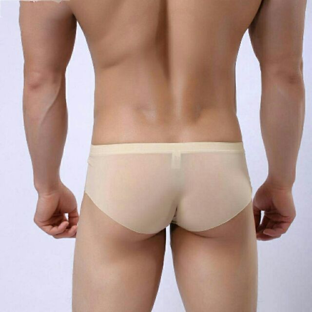QUẦN TAM GIÁC THUN LỤA KHÔNG ĐƯỜNG MAY