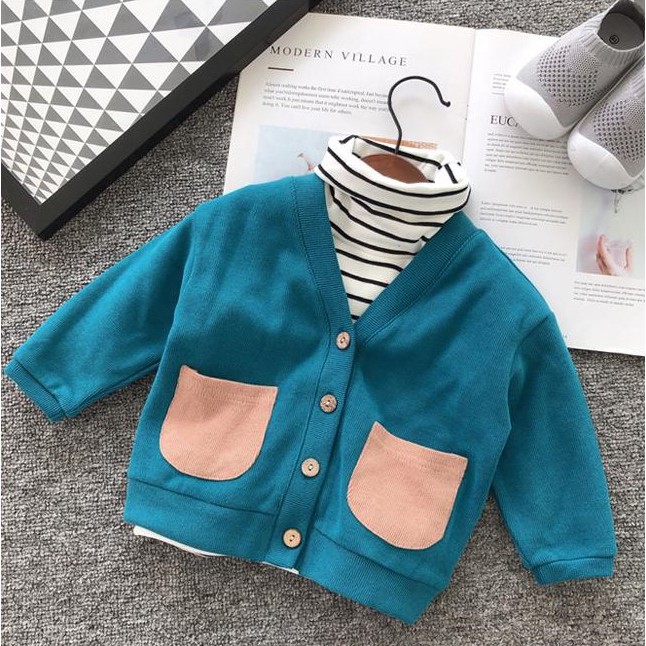 Áo Khoác Cardigan Cho Bé, Áo Khoác Len Cho Bé Chuẩn Hàng Xuất Khẩu - SUMO KIDS