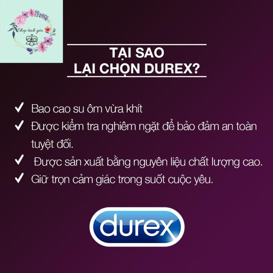 Bao cao su Durex Performa 3 bao Kéo Dài Thời Gian-Chính Hãng