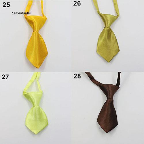Cà vạt màu trơn xinh xắn cho thú cưng