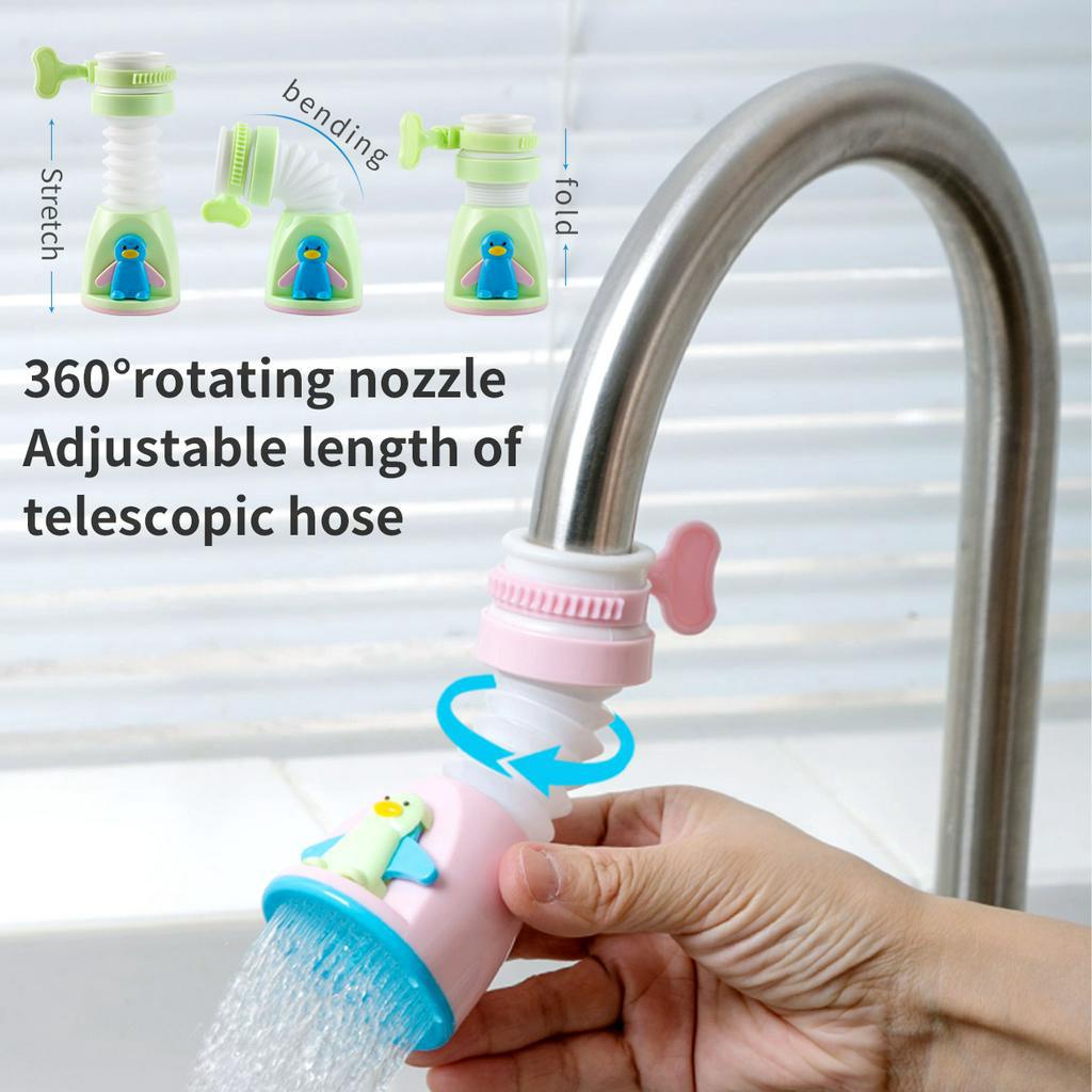 Đầu vòi hoa sen thiết kế kiểu chim cánh cụt dễ thương