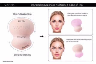 Bông phấn Hồ Lô Vacosi