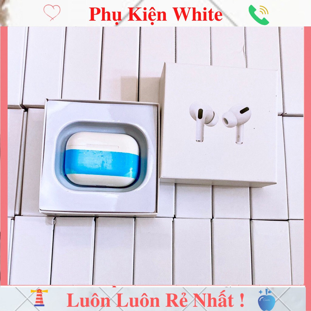 Tai Nghe Bluetooth Aipod Pro Tai nghe Airpod Pro 3 - Đổi Tên - Định Vị- Cảm Biến Vân Tay