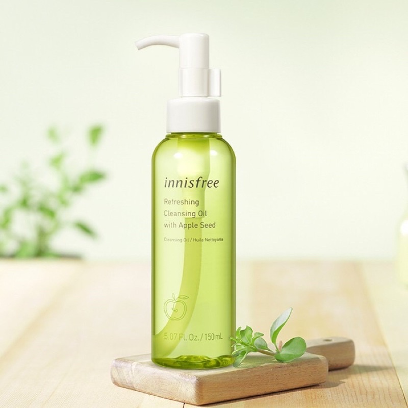 ( MẪU MỚI) DẦU TẨY TRANG TÁO XANH Innisfree Apple Seed Cleansing Oil 150ml | BigBuy360 - bigbuy360.vn