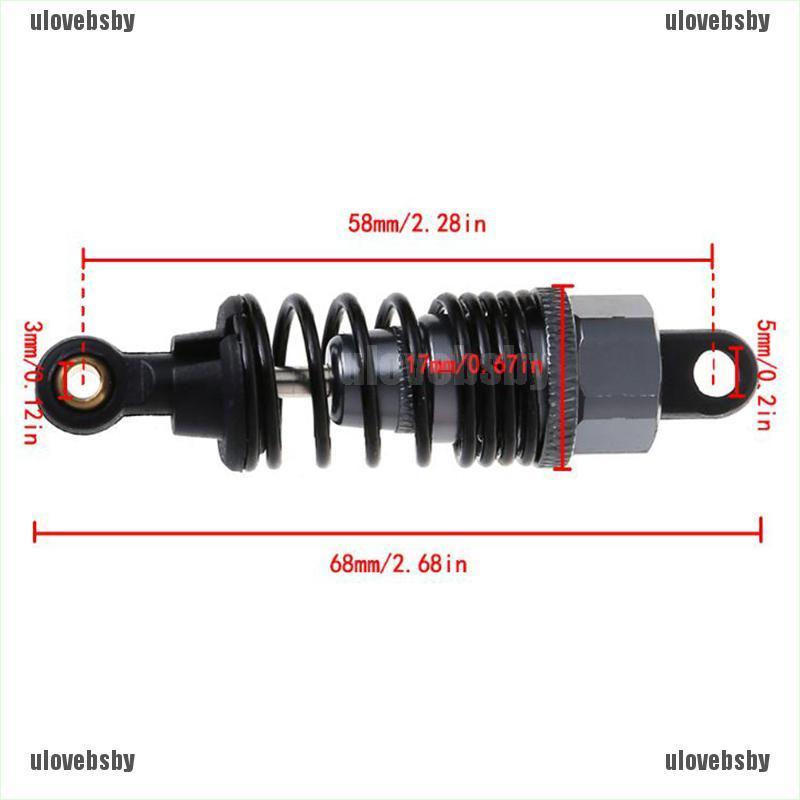 【ulovebsby】2Pcs RC car 02002 HSP 102004 alloy shock absorber for RC 1/10 drift