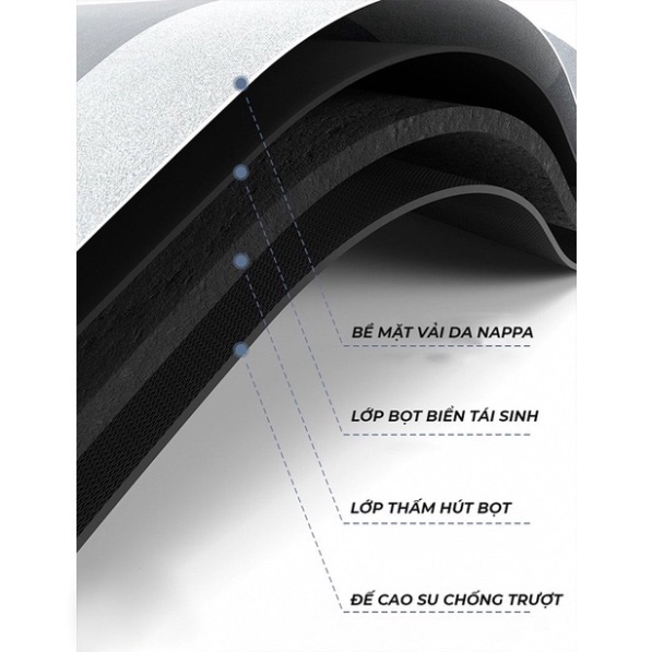 Thảm lau chân siêu thấm, hút nước nhanh, thảm nhà tắm chống trơn trượt cao cấp