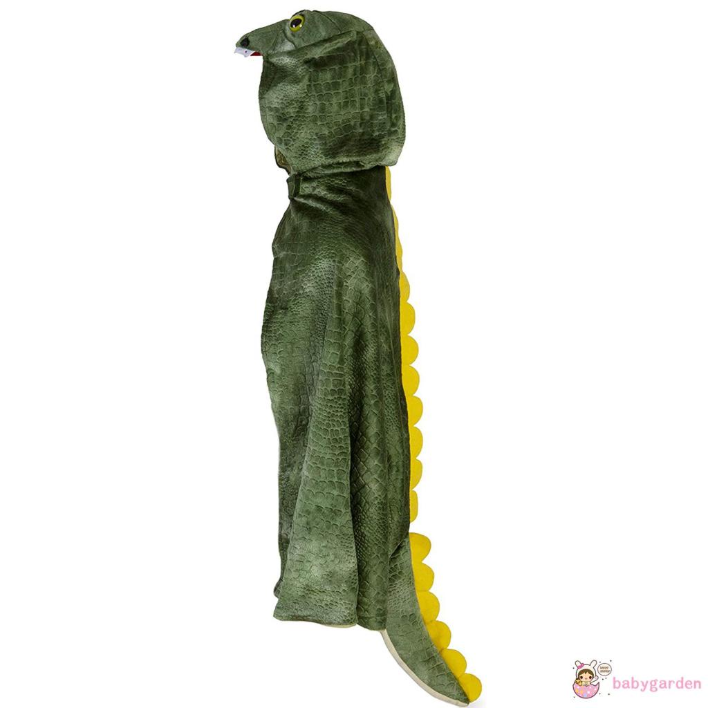 Áo Choàng Có Nón Hóa Trang Khủng Long Cho Bé Trai