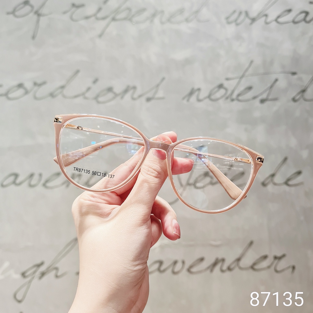 Kính mắt mèo nữ LILYEYEWEAR đeo giả cận phụ kiện thời trang 87135