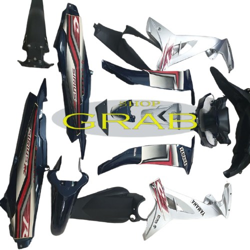 Bộ nhưa Màu Xanh Nhớt cho xe SIRIUS đời 2005 đến 2018 - Dàn áo xe máy Sirius - SPG-DGsi-xanhnhớt