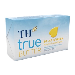 Bơ lạt tự nhiên TH True butter 200g - Chỉ ship Hỏa tốc tại HN