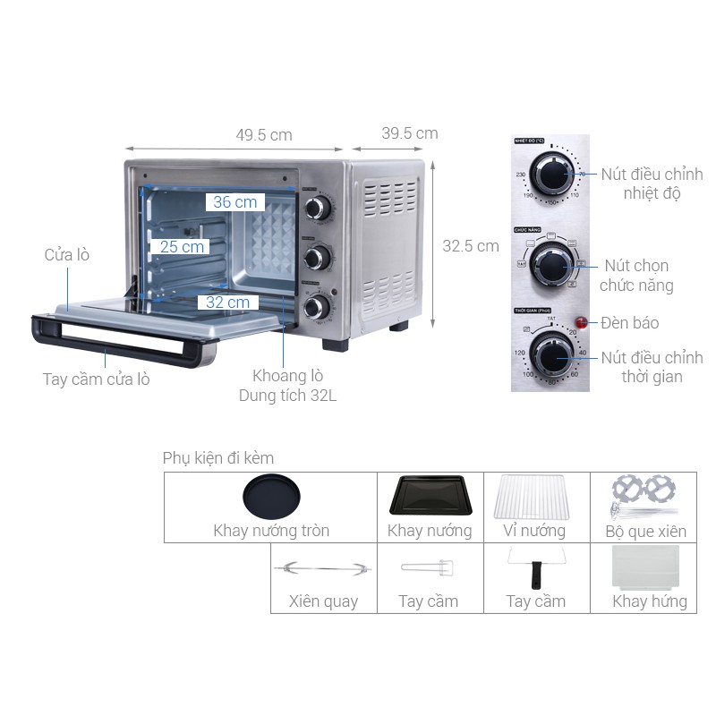 Lò nướng Sharp EO-A323RCSV-ST