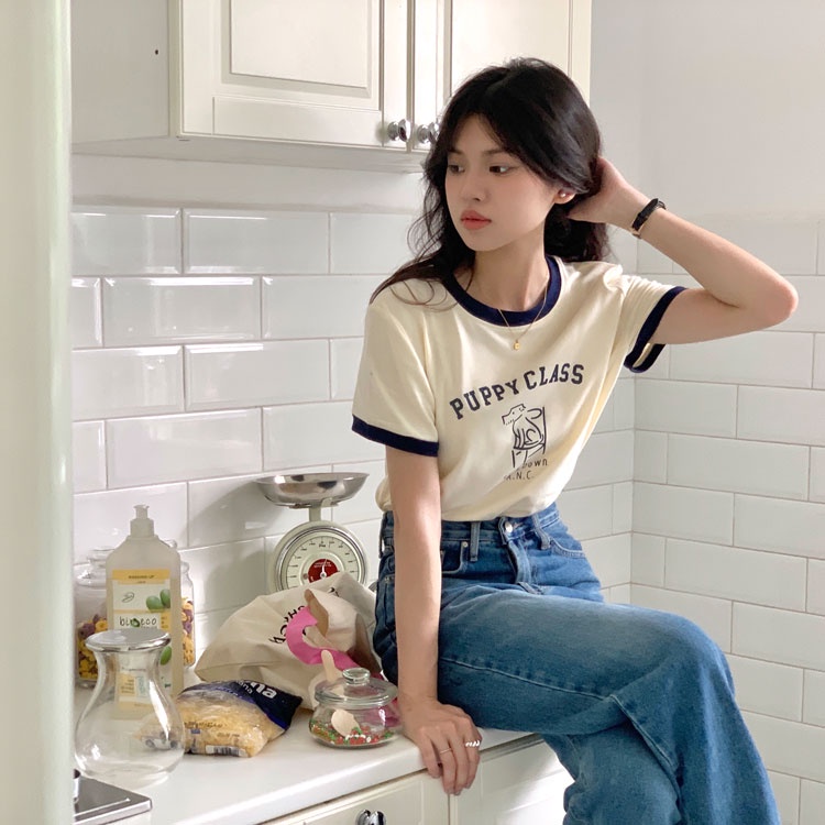 Áo Thun Cộc Tay In Hình Dễ Thương 51101