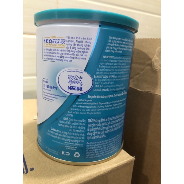 nan optipro 2 (400g) mẫu  mới HMO