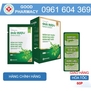 Giải rượu Nam Dược (dạng viên uống / dạng nước) hỗ trợ giải bia, rượu, giảm đau đầu, giảm mệt mỏi sau khi uống bia, rượu