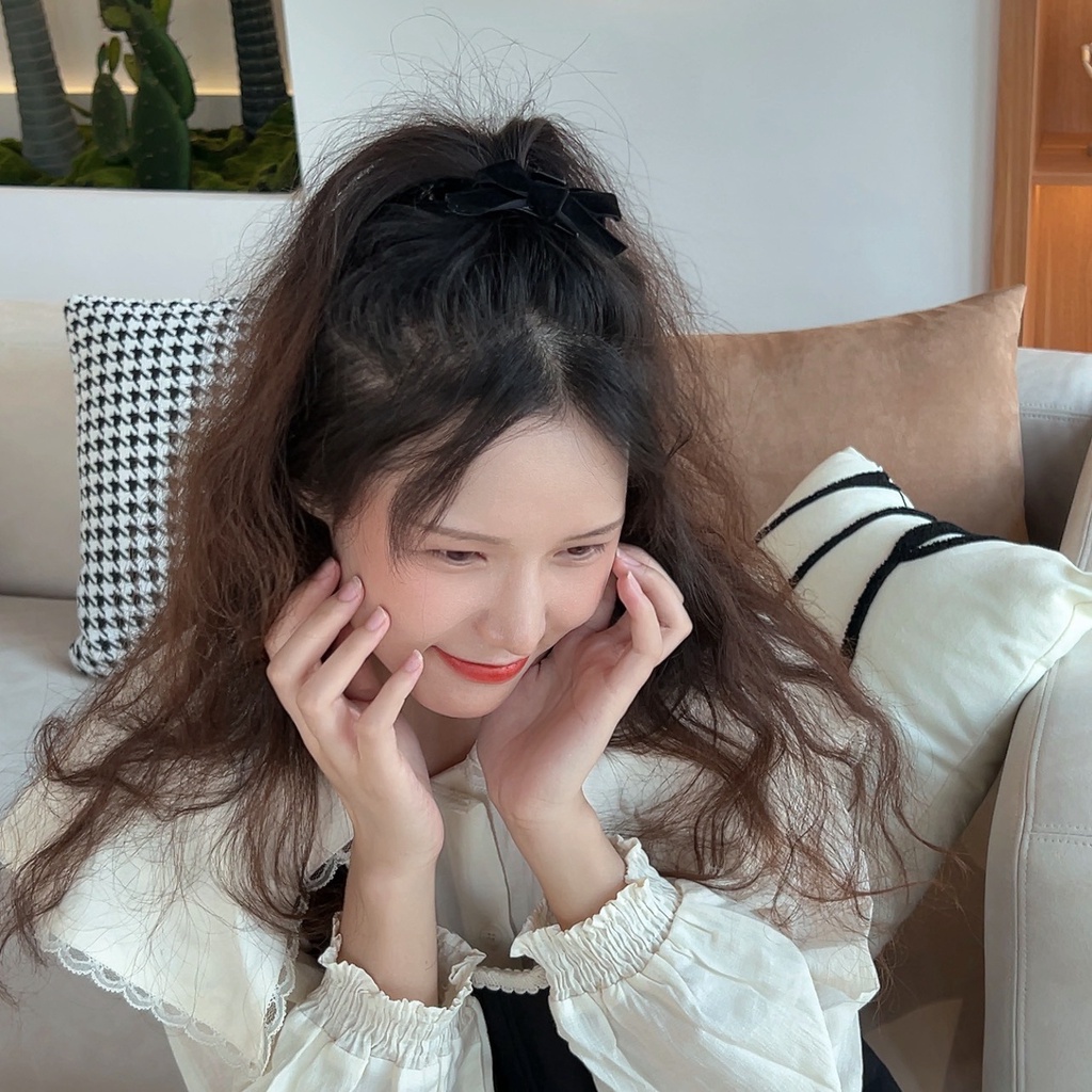 Kẹp Tóc Nữ Hình Nơ Lớn Cổ Điển