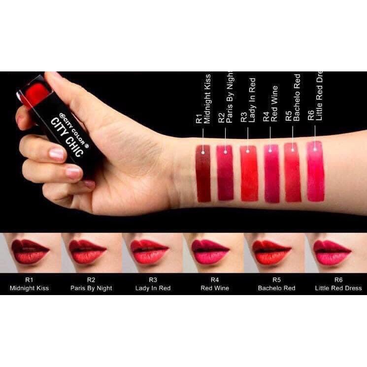 Son môi CITY CHIC SIGNATURE CITY COLOR 2.9g