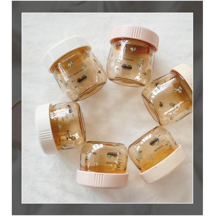 Hũ ăn dặm GROSSMIMI X Dottodot Olive.