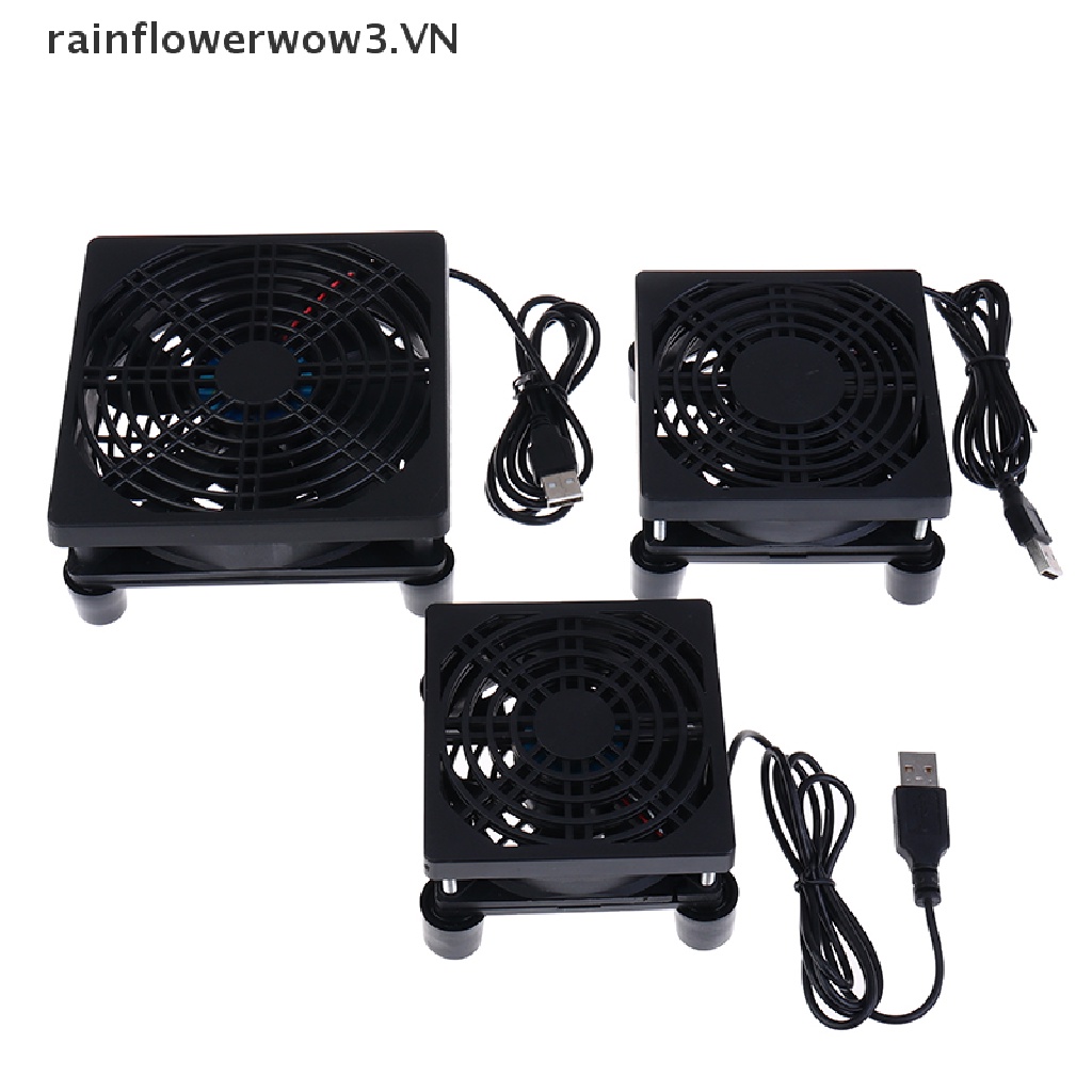 Quạt Làm Mát USB 5V 8 / 9 / 12CM Tự Làm Bảo Vệ Cho TV Box PC