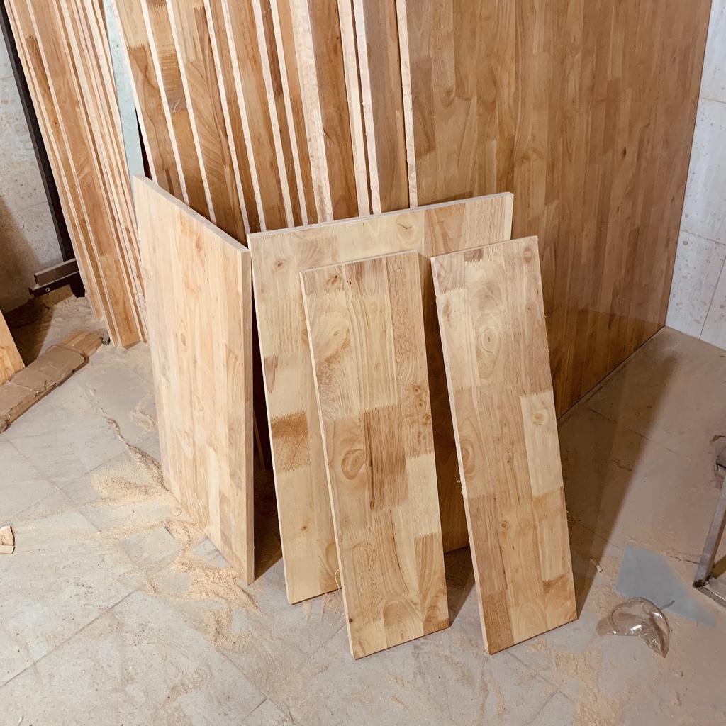 MẶT BÀN GỖ 60X80X1,8Cm  Mặt bàn gỗ cao su đầy đủ kích thước đã sơn,phủ bóng và bo góc-Mua về là dùng ngay