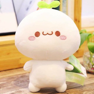 Gấu Bông Rau Mầm - Quà Tặng Cho Bé vải Nhung Mềm mịn, Mầm Cây Dễ Thương Chất Nhung 4 chiều