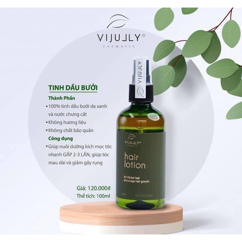 [TẶNG QUÀ XINH] TINH DẦU BƯỞI VIJULLY, KÍCH MỌC TÓC CON, GIẢM RỤNG HIỆU QUẢ | BigBuy360 - bigbuy360.vn