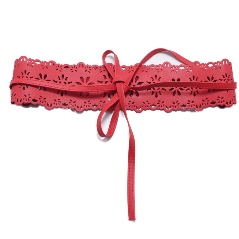 Thắt Lưng Da Bản To Đục Lỗ Thời Trang Cho Nữ