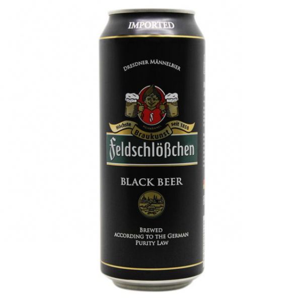 Bia Feldschlobchen Black Beer 5% – Lon 500ml – Thùng 24 Lon