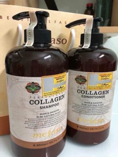 Cặp dầu gội collagen mefaso