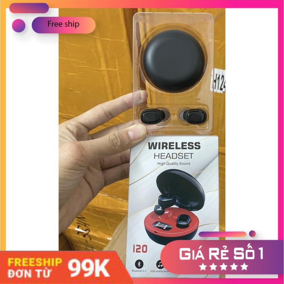 Tai Nghe Bluetooth TWS I20 - Phiên Bản 2021 , Chống Ồn Thế Hệ Mới - Bảo Hành 6 Tháng