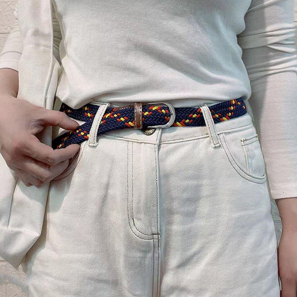 Thắt Lưng Nữ Co Giãn Không Lỗ Có Thể Điều Chỉnh Kích Thước Phong Cách Cổ Điển 2life