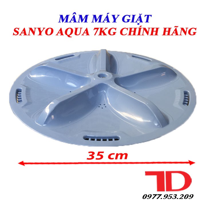 Mâm Máy Giặt SANYO AQUA 7KG 35cm màu xanh hàng hãng