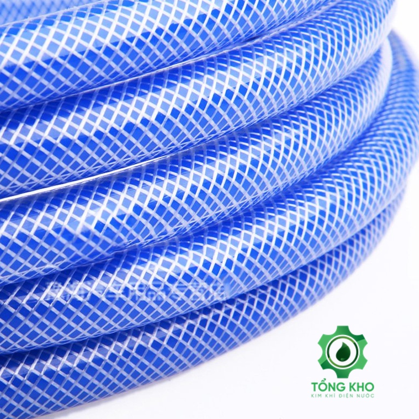 { Bán theo mét } Ống nước, dây dẫn nước, ống lưới nhựa dẻo phi 14, 16mm  - Dây rửa xe, rửa sân, tưới cây