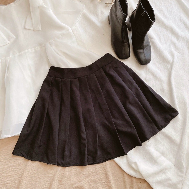 Set bộ áo babydoll short đen tay phồng nơ 🌻 | BigBuy360 - bigbuy360.vn