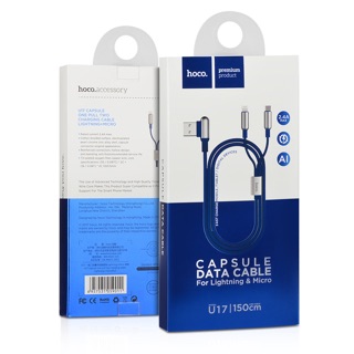 CÁP SẠC HOCO 3 in 1  : Lightning- Micro Usb- Usb Type C